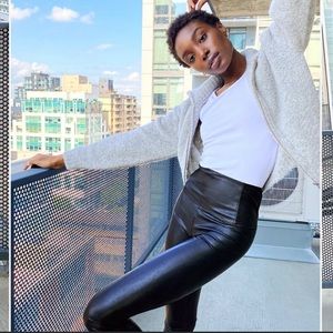 Aritzia Wilfred Free Daria vegan leather leggings